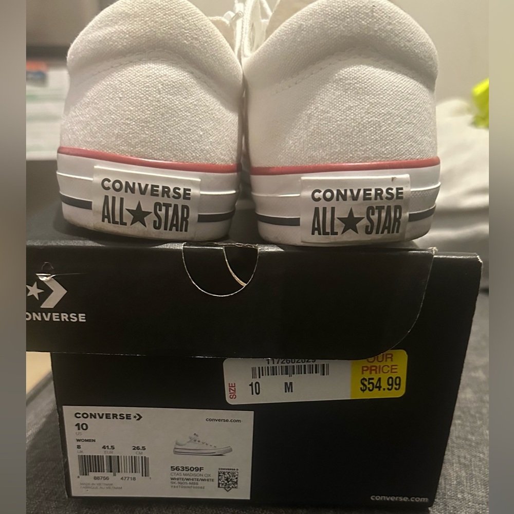 Converse' White All Star Shoes